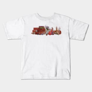 Watercolor Halloween Autumnal Potions Kids T-Shirt